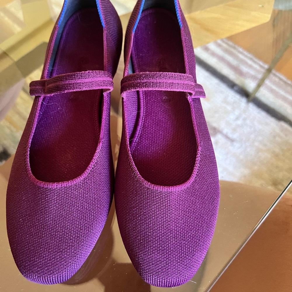 Rothy’s purple mary Jane’s size 9